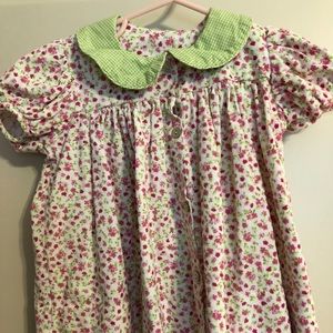 Corduroy floral dress, infant